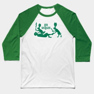 go vegan Baseball T-Shirt